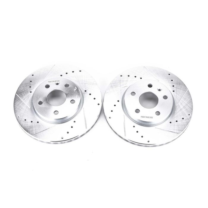 Evolution Drilled, Slotted & Zinc Plated Rotors AR82126XPR