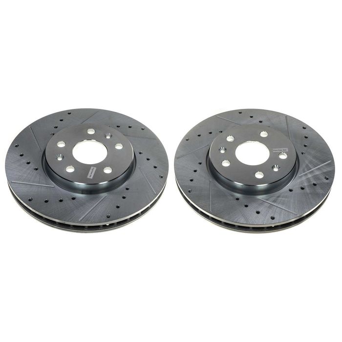 Evolution Drilled, Slotted & Zinc Plated Rotors AR82200XPR
