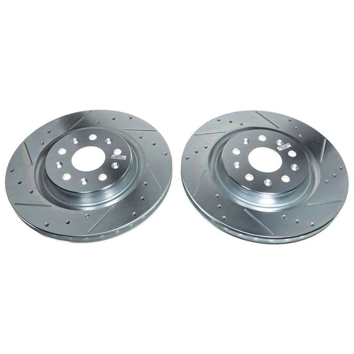 Evolution Drilled, Slotted & Zinc Plated Rotors AR82201XPR