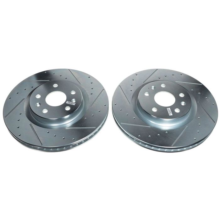 Evolution Drilled, Slotted & Zinc Plated Rotors AR82202XPR