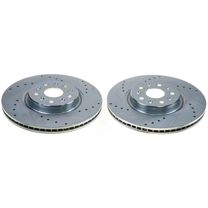 Evolution Drilled, Slotted & Zinc Plated Rotors AR82203XPR