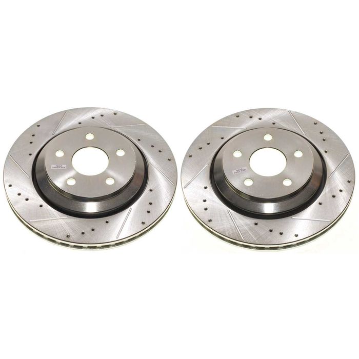 Evolution Drilled, Slotted & Zinc Plated Rotors AR83111XPR