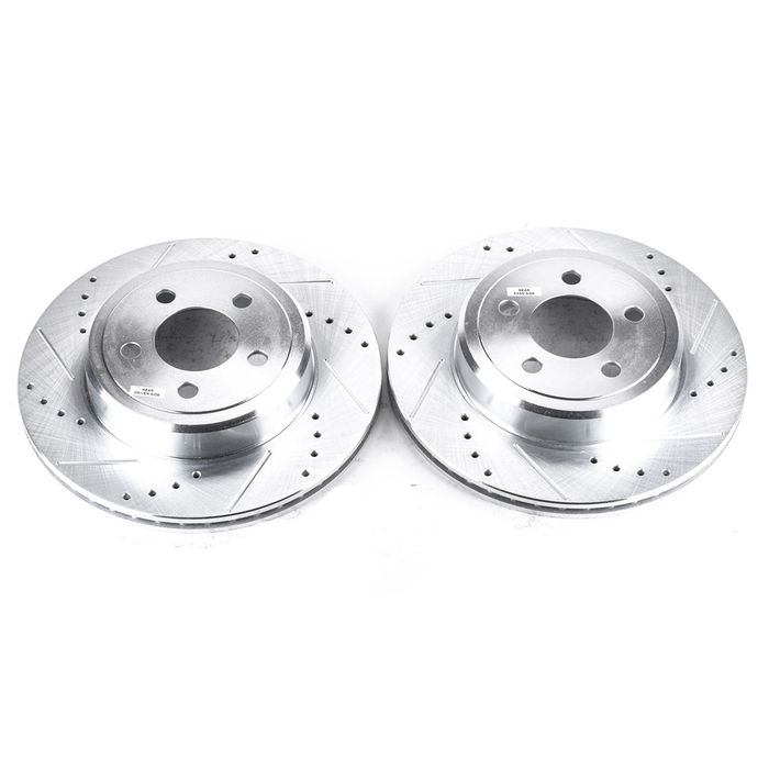 Evolution Drilled, Slotted & Zinc Plated Rotors AR8362XPR