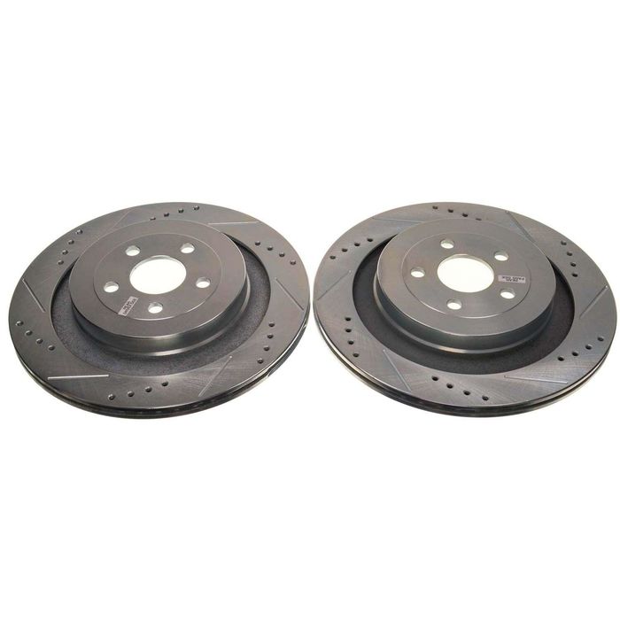 Evolution Drilled, Slotted & Zinc Plated Rotors AR85201XPR
