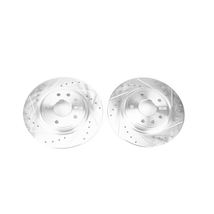 Evolution Drilled, Slotted & Zinc Plated Rotors AR86001XPR